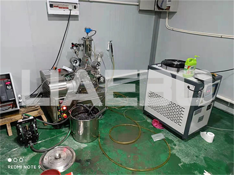 0.5L實(shí)驗(yàn)室納米砂磨機(jī)炭黑1μm